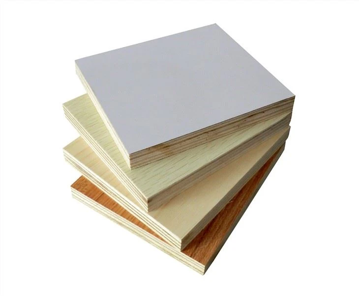 Melamine laminated plywood /paper overlay plywood/polyester overlaid plywood/PVC coated plywood for decorative and furniture